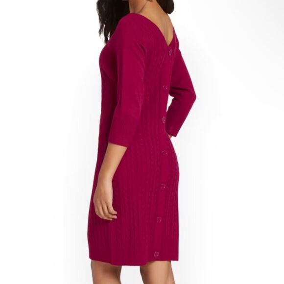 NWT New York & Co Sweater Dress (size Large) - Picture 2 of 7